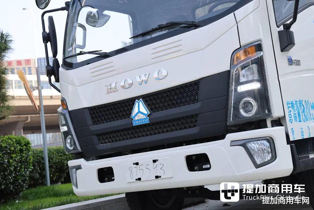 大电量高承载，满足宽体车需求，重汽悍将黄绿牌纯电轻卡实拍