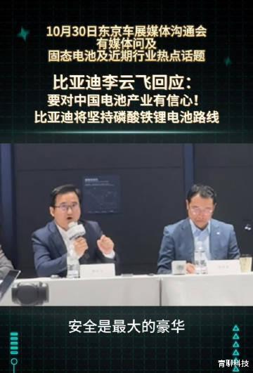 安全才是电车的核心底线!这正是比亚迪坚守磷酸铁锂路线的核心逻辑