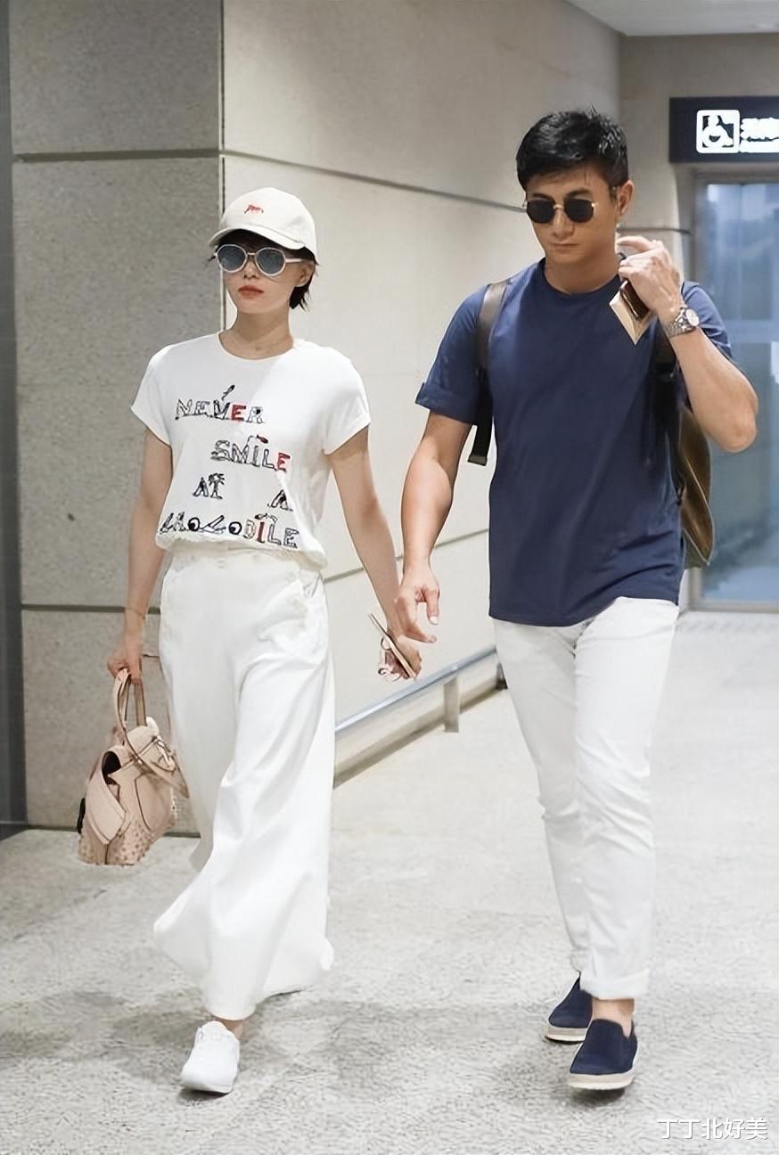 吴奇隆微微发福,小16岁的刘诗诗打扮像个小姑娘,被宠着真幸福