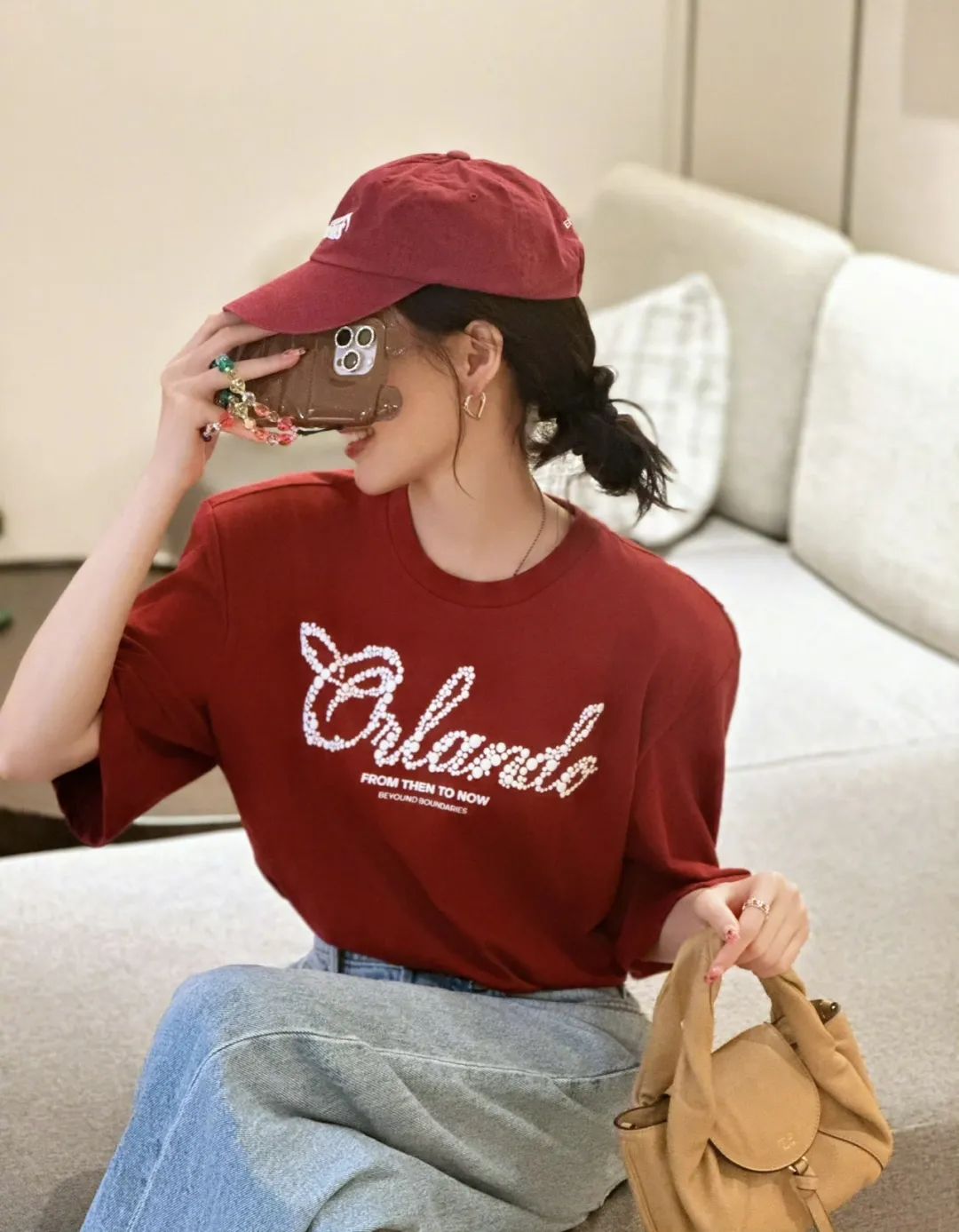 唐嫣倪妮同穿红色一个抽象一个日常!盘点唐嫣34套百搭减龄又高级