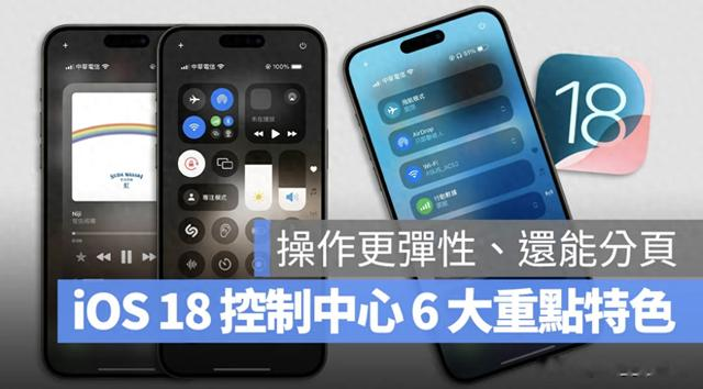 别再被 iPhone 限制!iOS 18 控制中心 6 大隐藏功能一次看懂