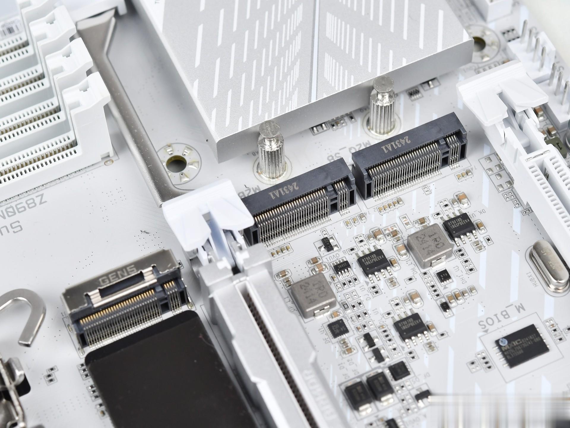 白色M板表現全能 技嘉冰雕Z890M主板評測