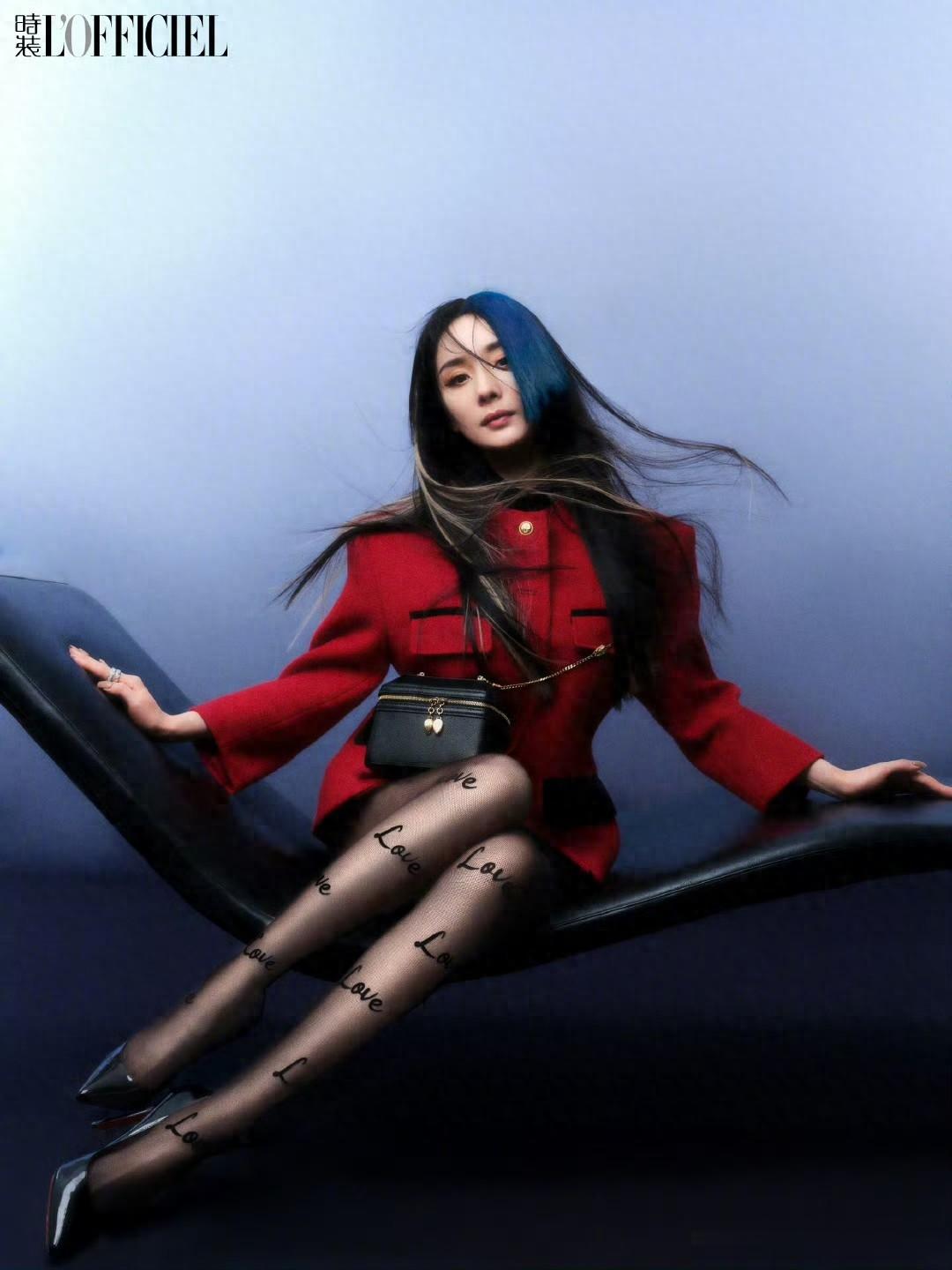 杨幂，精选画报，冷酷迷人。