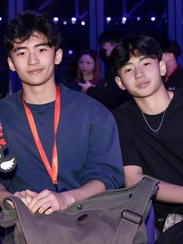 张柏芝罕见晒仨儿子,Lucas 和小Q打球好帅,6岁小儿子侧脸像哥哥