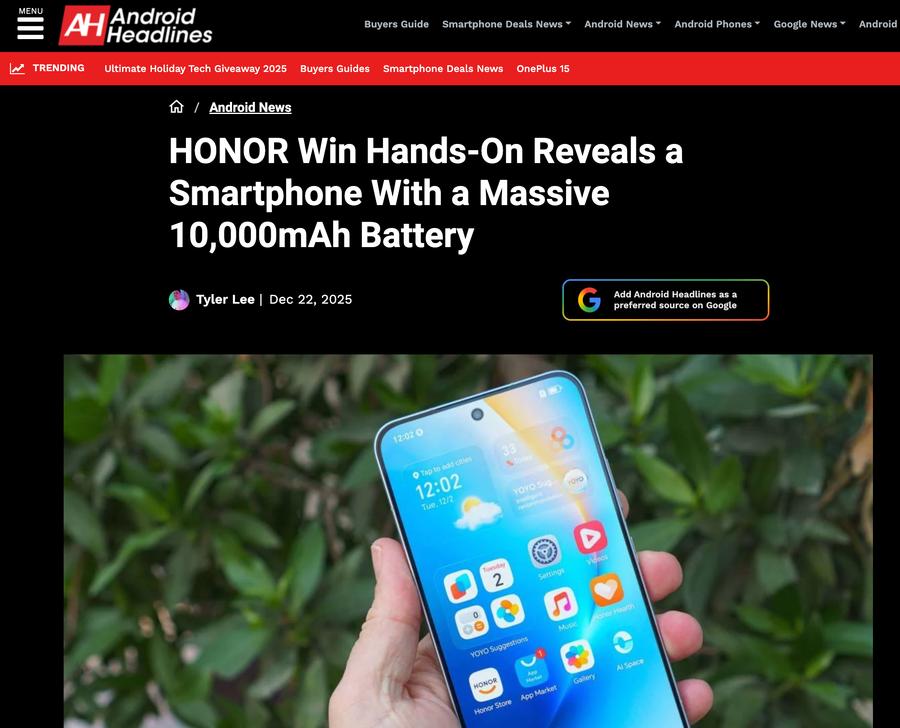 榮耀WIN系列海外口碑炸裂，“年度電競夯機”實至名歸