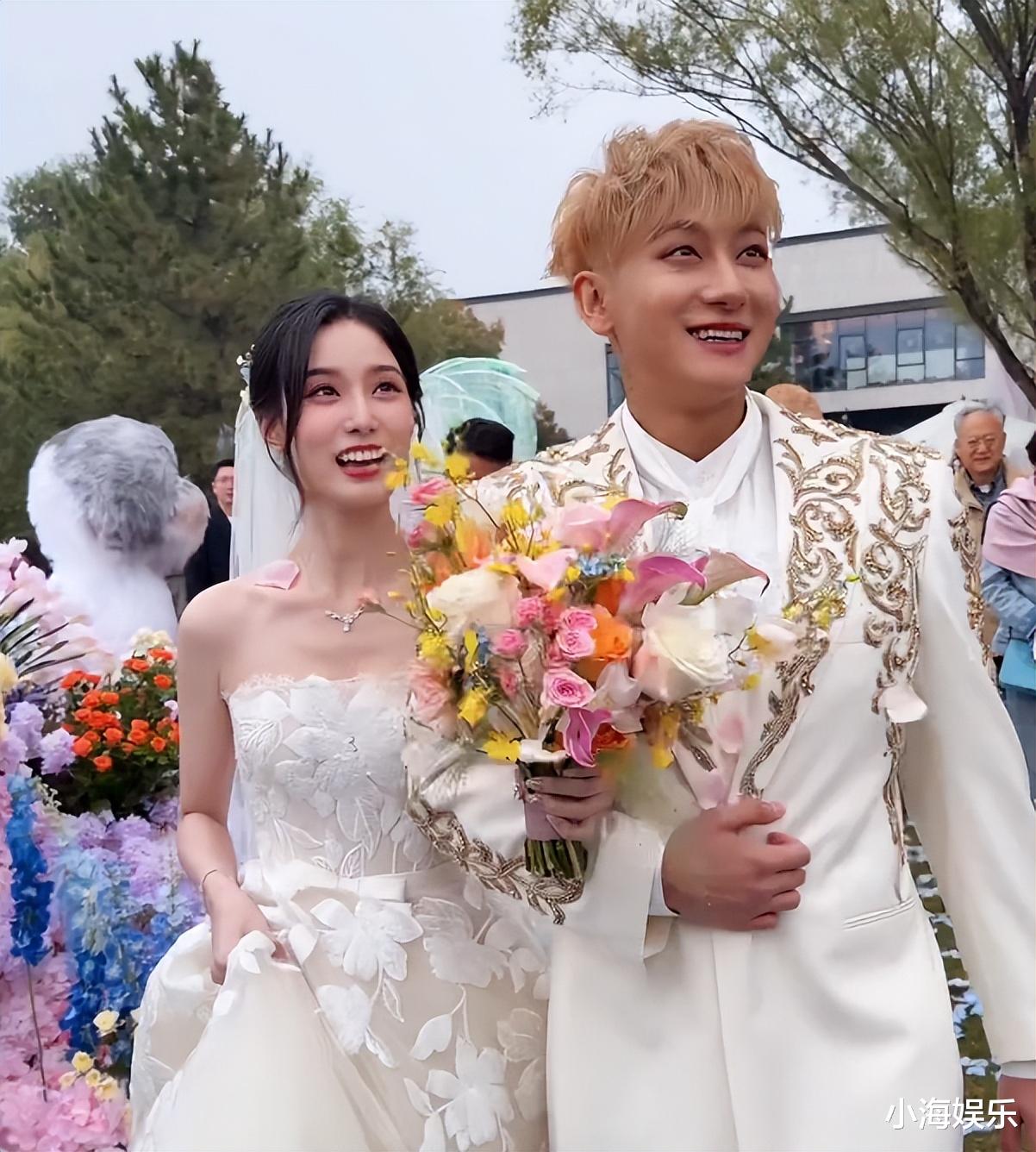 黄子韬徐艺洋大婚，婚礼环节独特又有寓意，刘些宁为好友感动流泪