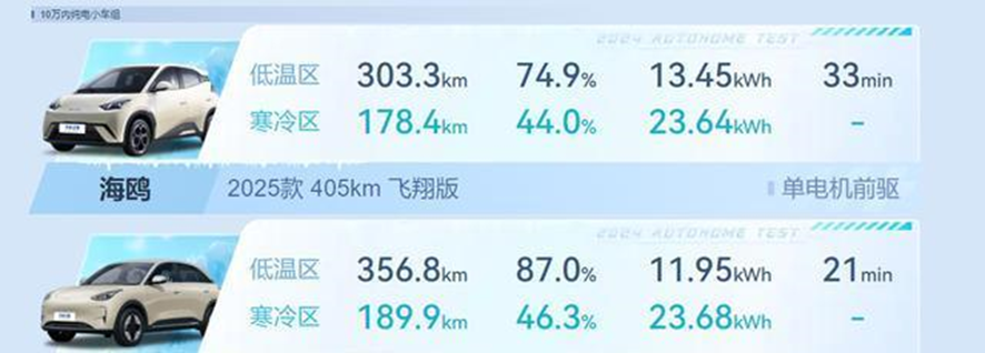 续航清一色腰斩，一场冬测再次揭开了纯电车的“遮羞布”