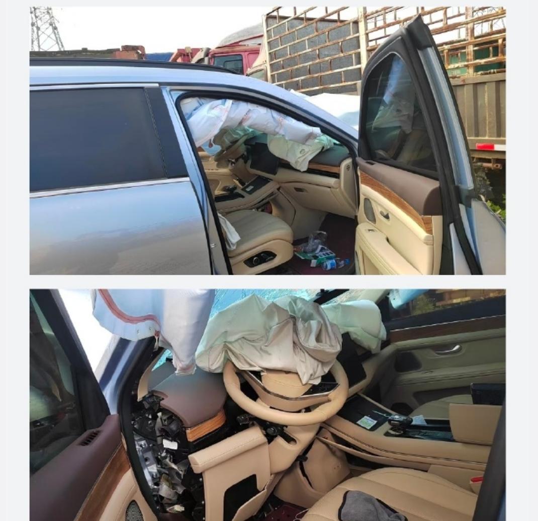 官方回应:AEB已触发!华为智驾大师赛上热搜,冠军车辆碰撞报废