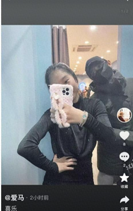 文章携女儿回西安，爱马晒父女合照，两字足以表达对爸爸的爱