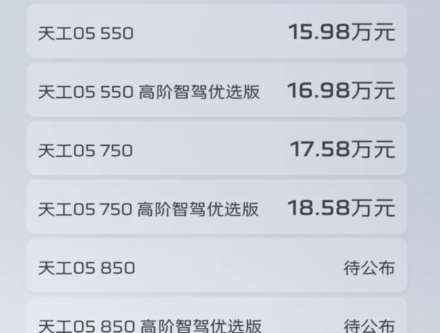 定名红旗天工05！续航850公里，15.98万起售正式上市