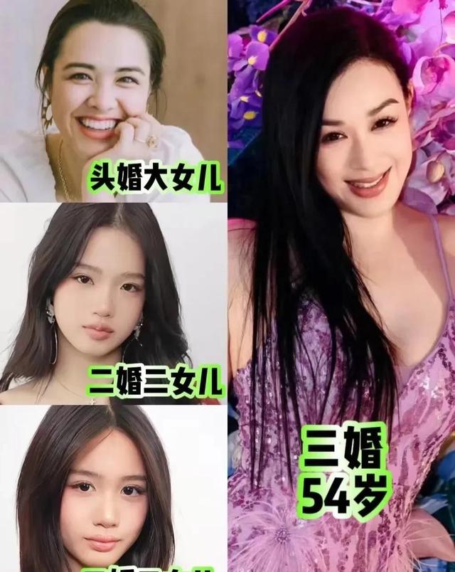 贴钟丽缇西湖遛三女被拍！混血长女美到封神，二女儿复制粘亲爹脸