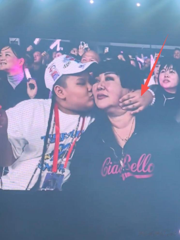 郭德纲老婆现身演唱会，被郭汾阳搂脸亲，岳云鹏紧急制止：可以了