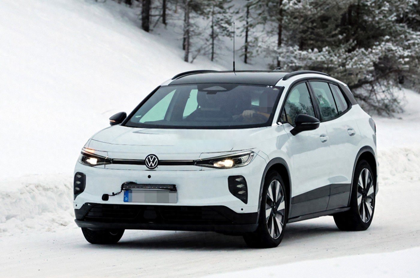 大众MEB+平台变为前驱架构 ID.途观谍照曝光