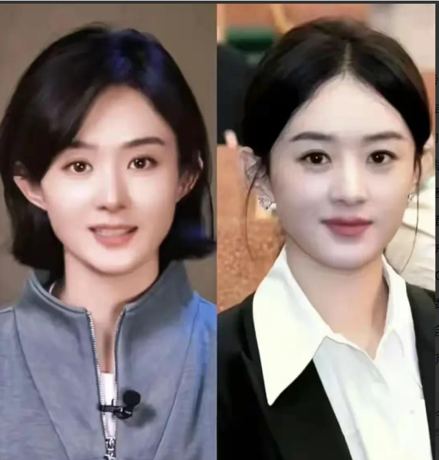 37岁赵丽颖央视素颜曝光，面部变化惊人引热议！