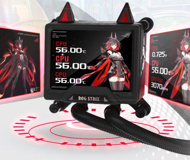 RO姬水冷散热器重磅登场!来领略下战斗公主的次元美学吧