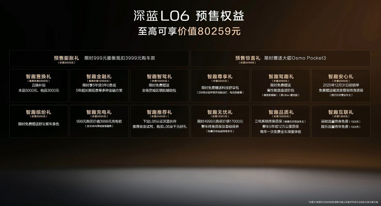 深蓝L06预售13.99-16.19万,全系激光雷达,芯片比苹果还好用?