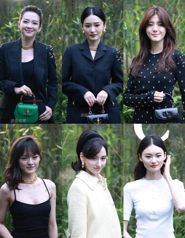 上海晚宴暴露咖位:章子怡侧身让位,李沁手插兜,C位独一无二!