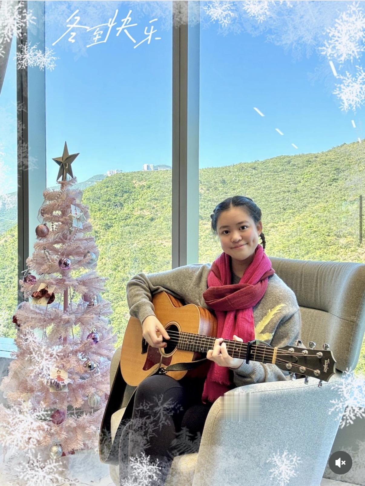 吕丽君女儿正脸照罕曝光，犹如翻版刘銮雄！受宠程度不输甘比孩子