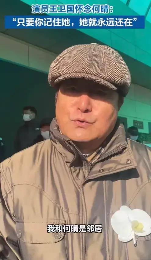 何晴追悼会!疑许亚军父子现身,包裹严实双眼泛红,两人一脸悲伤