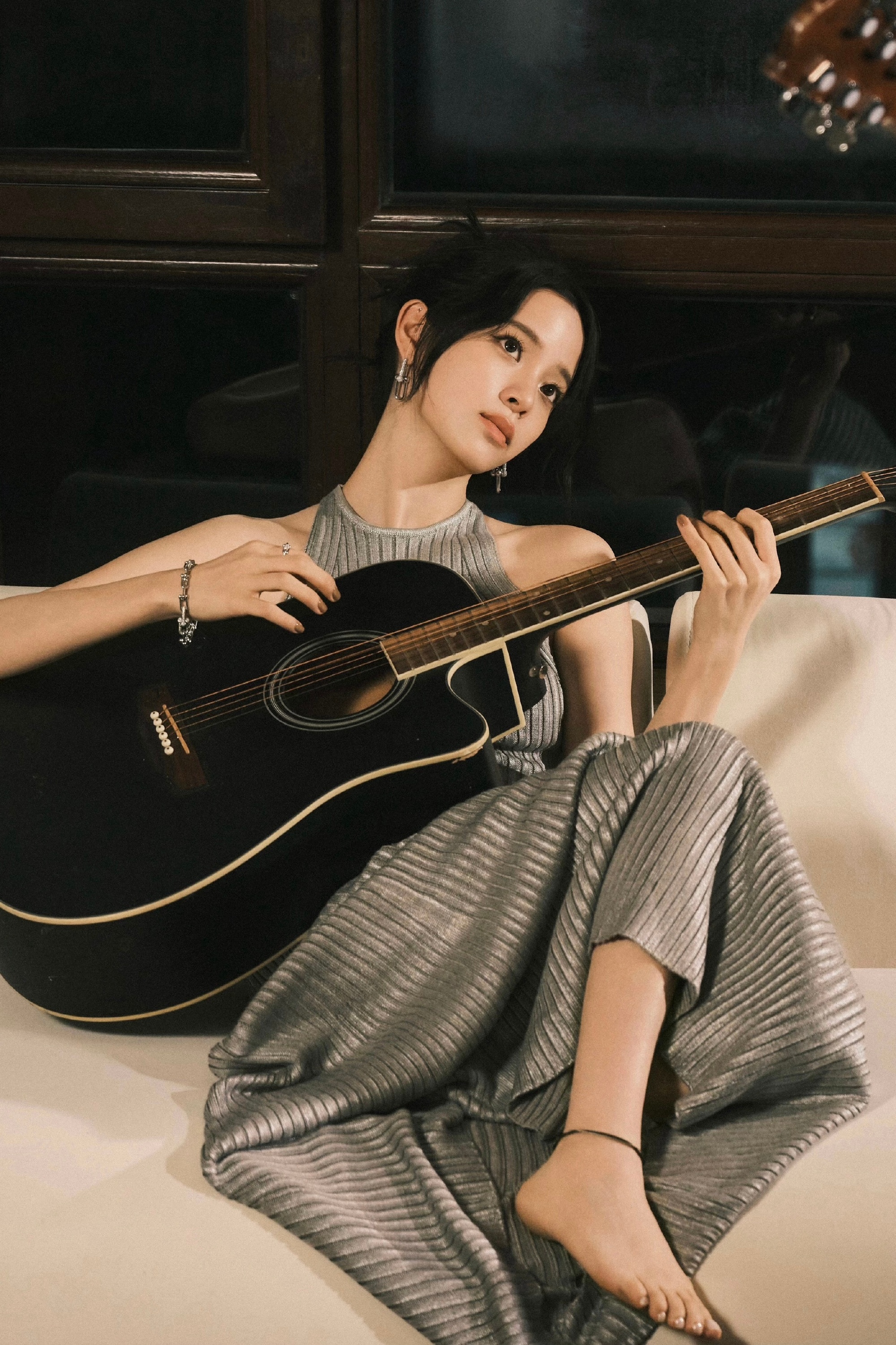 欧阳娜娜 WMA音乐盛典造型 公主大盘发 千金感美学