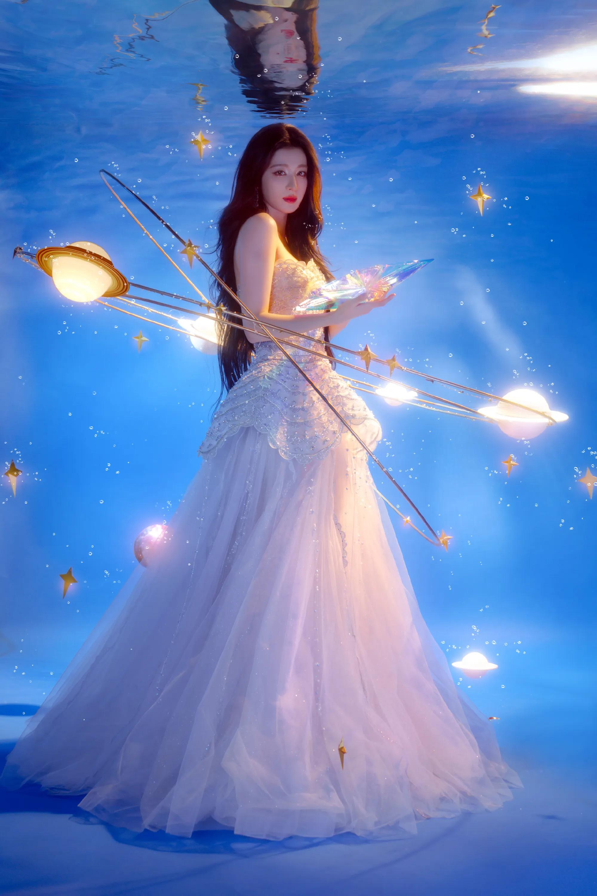 王楚然星光梦幻,仙女降临了