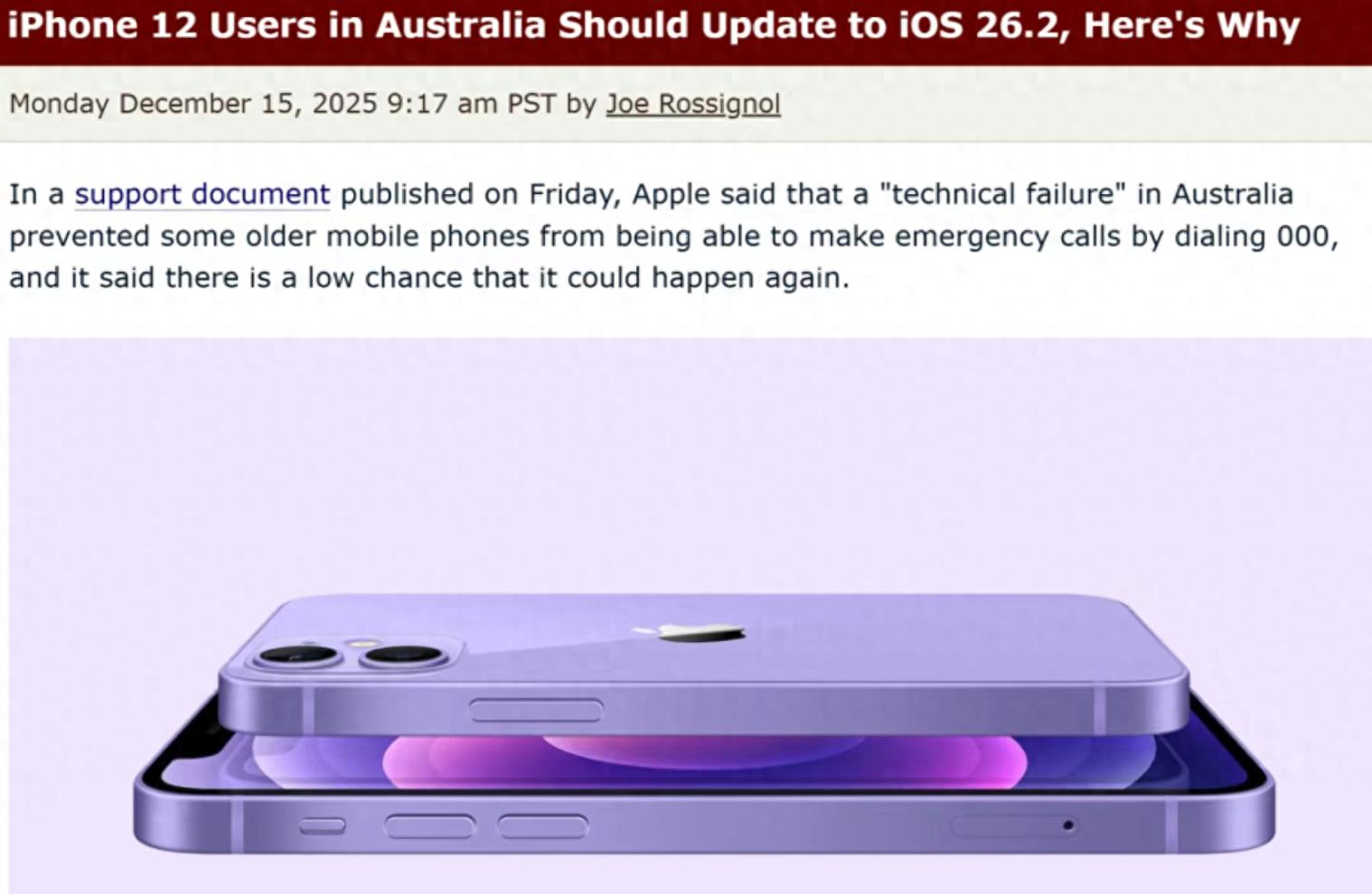 蘋果官宣：部分老款 iPhone 存在嚴重技術故障