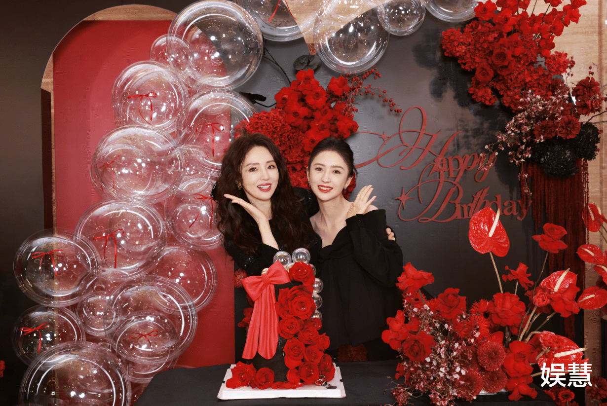 董璇46岁生日与丈夫恩爱合体,张维伊形象爆改越看越般配