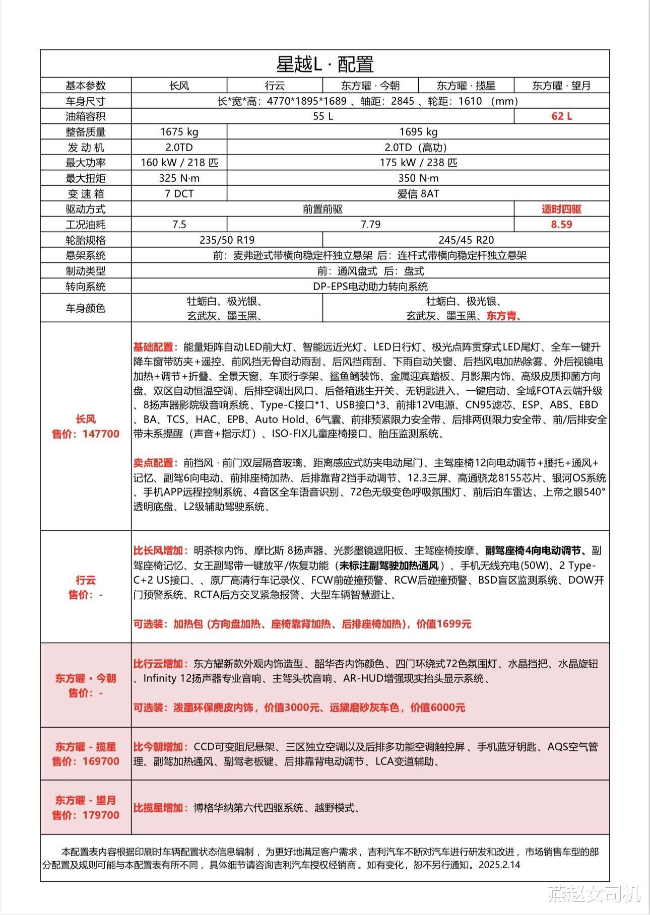 新款吉利星越L实车到店，增行云版、东方曜·今朝版，换明茶棕内饰