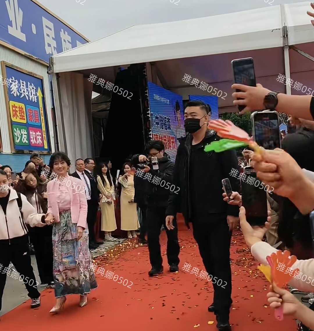 赵雅芝真不容易,72岁了还到处走穴捞金,连建材城的小活动都接