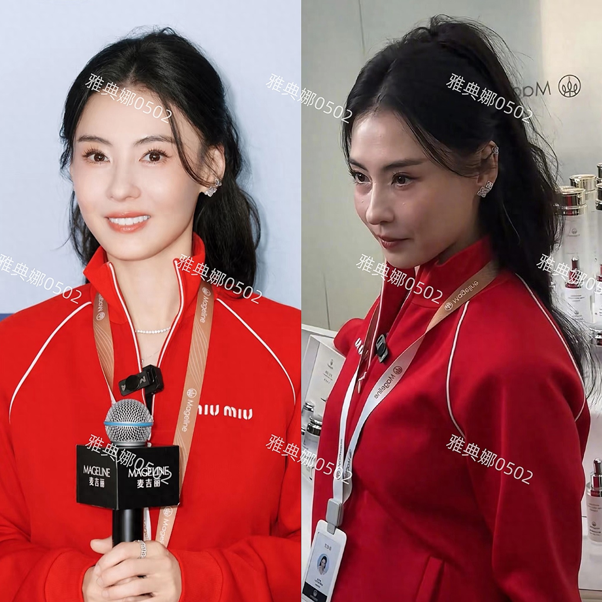 武汉见到张柏芝，本人不像网上说的那样又白又美又年轻生图很显老