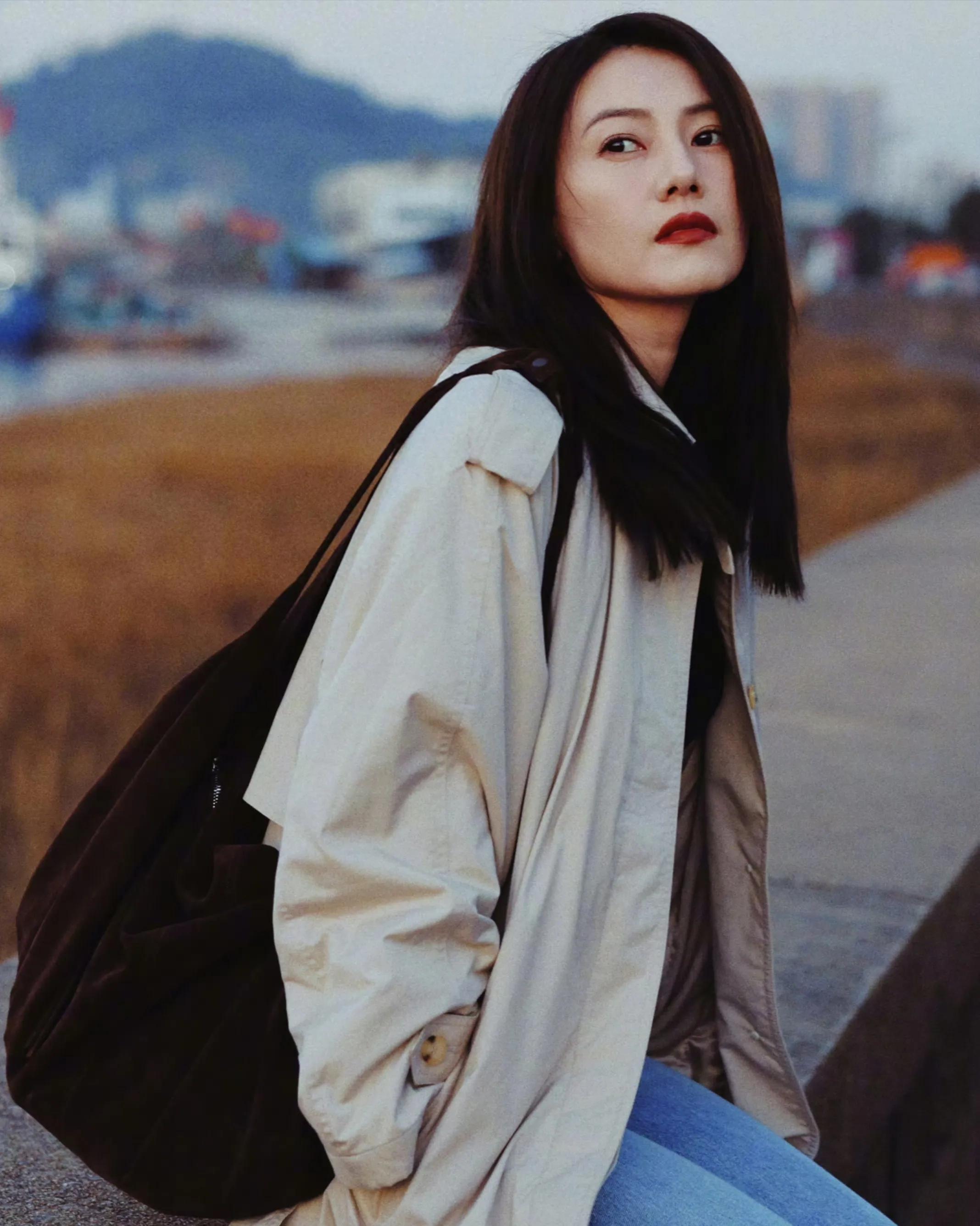 高圆圆和夕阳有个约会