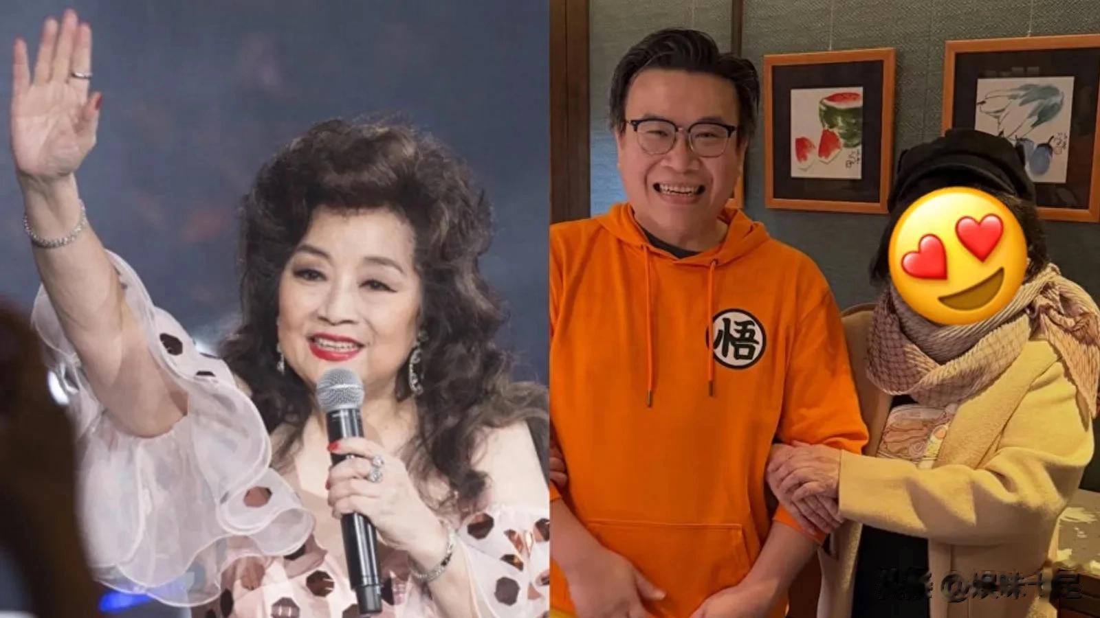 77岁徐小凤近照曝光，罕见茶聚后辈，被赞“返老还童”