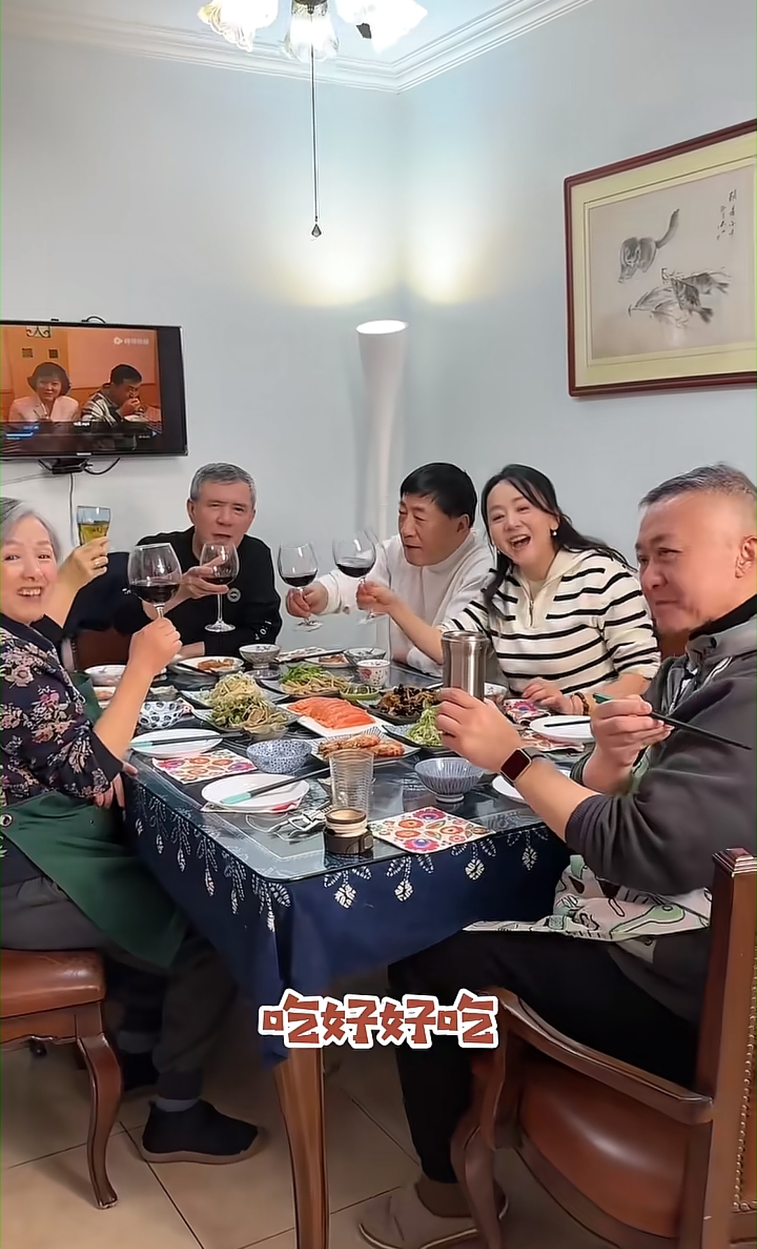 演员马晓峰办家宴!患癌后遗症说不清话,老友王一楠姚安濂来探望