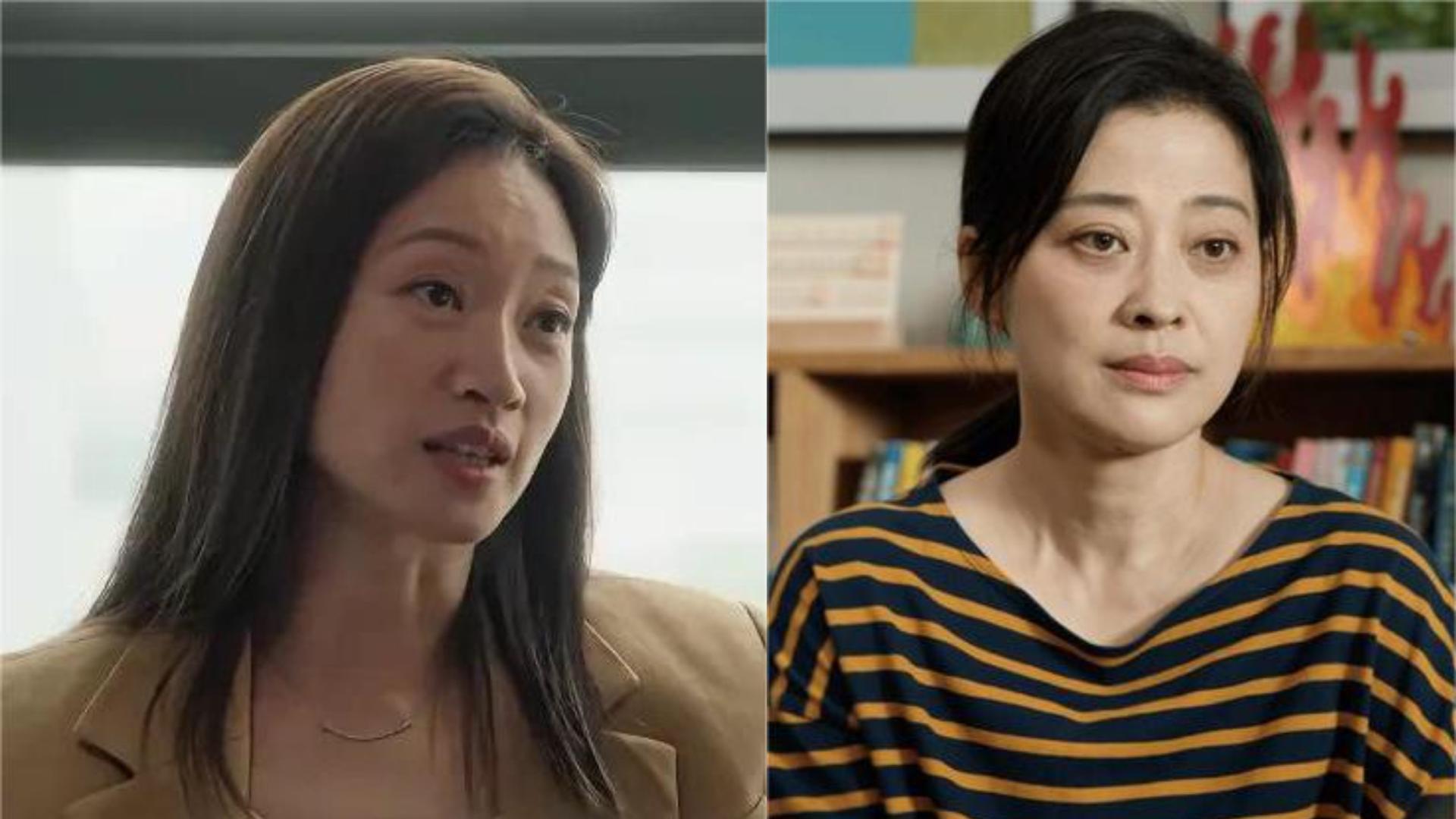 中年女演员不要减肥了，《我的后半生》梅婷和沈佳妮站一起很明显