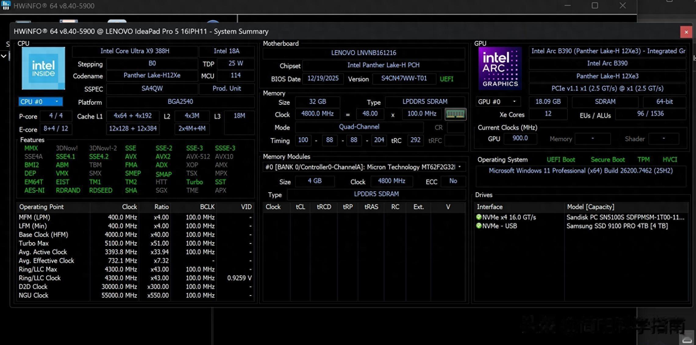 英特爾PantherLake核顯性能登頂：B390暢玩3A游戲，替代中端獨顯