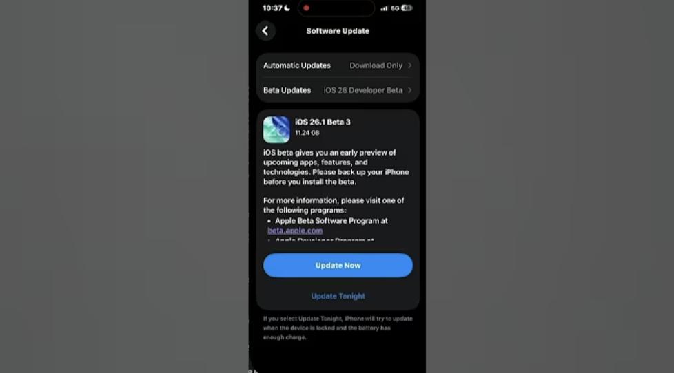 實測iOS26.1.3更新：續航提升明顯、發熱下降明顯、系統更流暢
