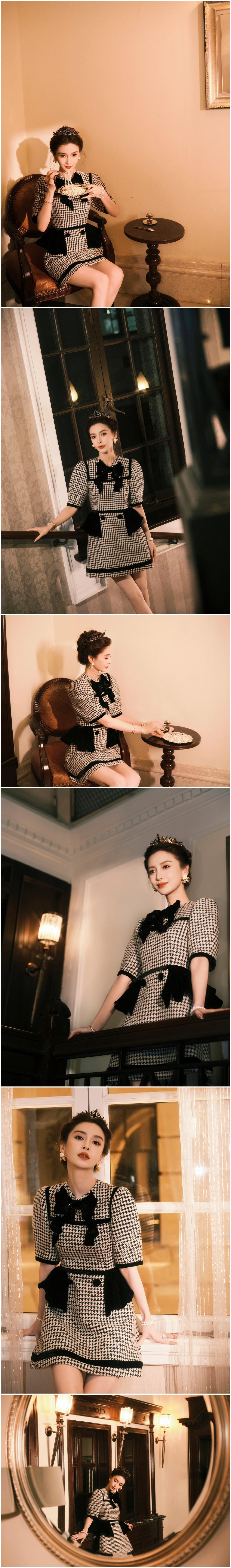 Angelababy杨颖时装周写真,绝美的公主