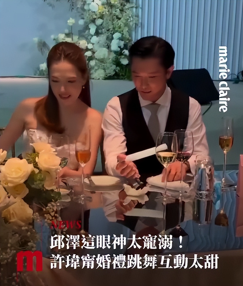李靓蕾现身好友婚礼!四处搭讪大嘴吓人,深V开到腰抢尽新娘风头