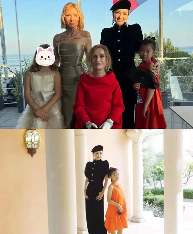 章子怡红毯气场全开！酱园弄首映带女儿出席，母女俩互动温馨有爱