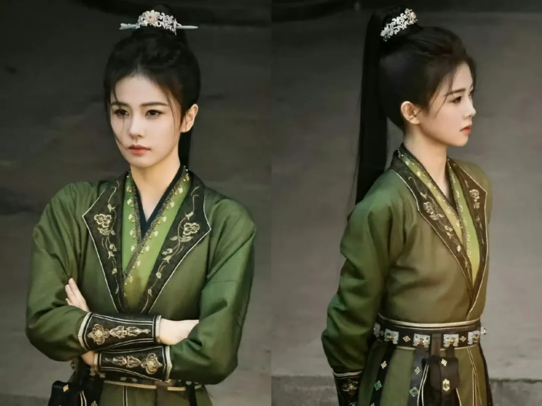 女明星绿色古装造型：白鹿清新，虞书欣灵动，刘亦菲、蒋欣最经典