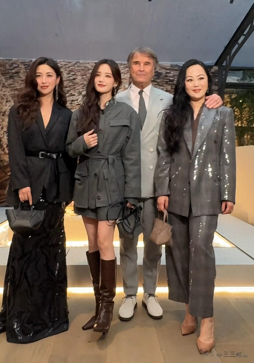 米兰这晚，朱珠贵气，李一桐得宠，却被全裹出镜的章小蕙秒了