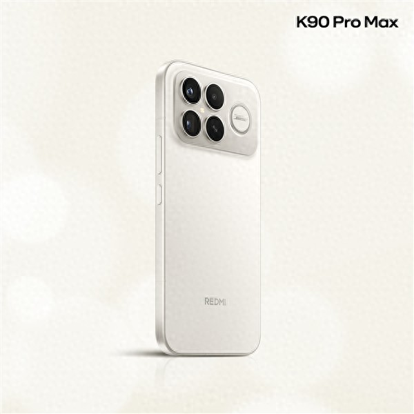 REDMI K90 Pro Max全方位外觀公布：罕見后置揚聲器、BOSE認證
