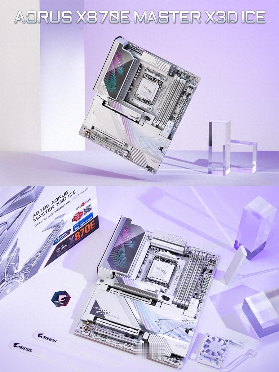 【圖賞】\uD83D\uDCA5X3D處理器“最佳搭檔”，又一款銀色旗艦主板火出圈\uD83C\uDFAE