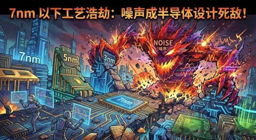 7nm 以下工藝浩劫：噪聲成芯片設計死敵！