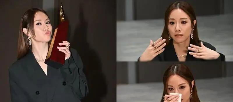 42岁香港女星首夺‘我最喜爱的女歌手’，眼湿湿感谢粉丝积极拉票