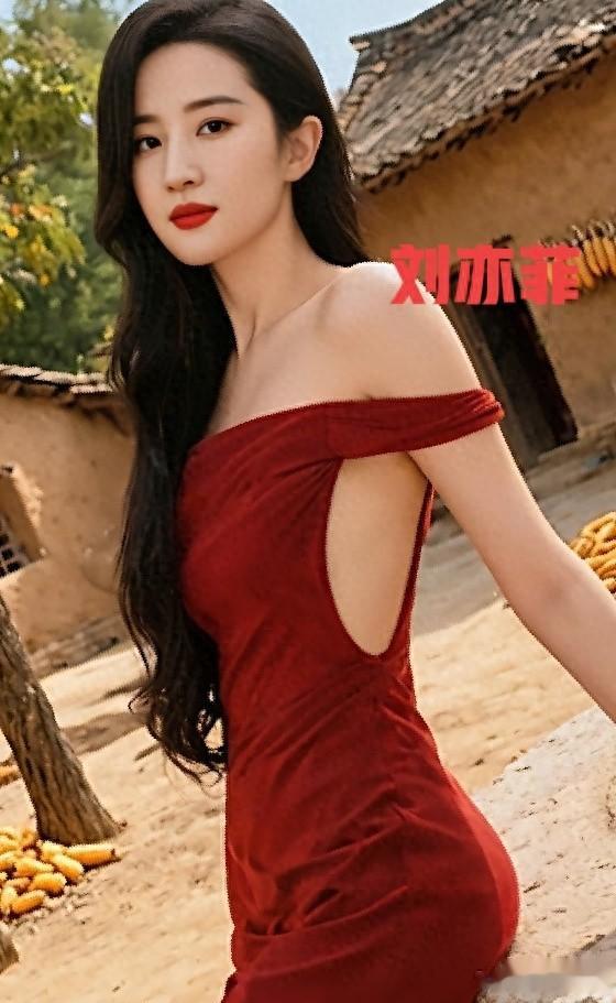 刘亦菲红色造型惊艳绝伦气质优雅让人眼前一亮
