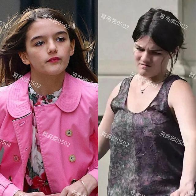 天啊汤姆克鲁斯的女儿苏瑞到底还是长残了，才19岁就身材臃肿发福