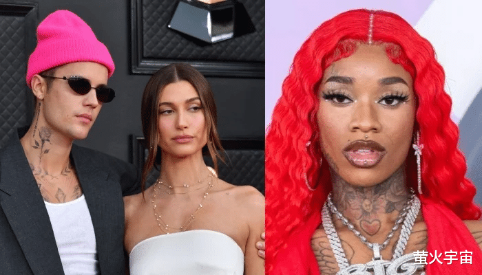 贾斯汀·比伯亲吻女歌手脸颊,惹争议,“比和海莉在一起更开心”