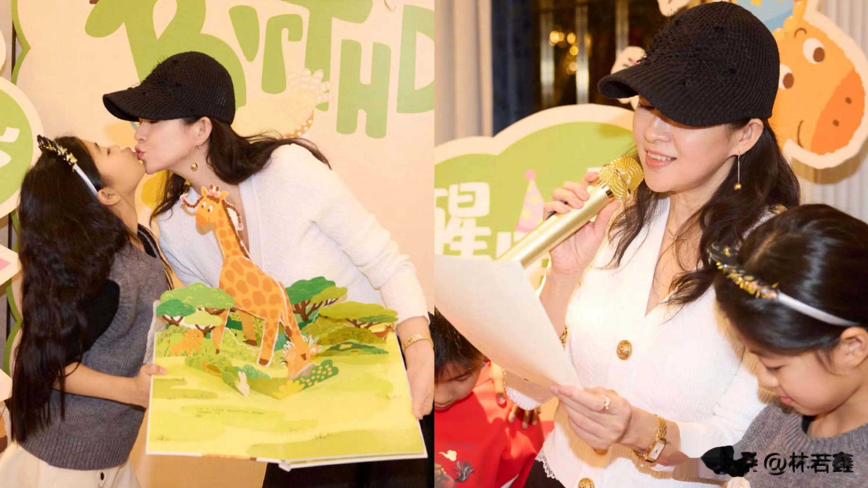 章子怡为女儿办生日会，汪峰演唱会上为女儿庆生，10岁醒醒出书了