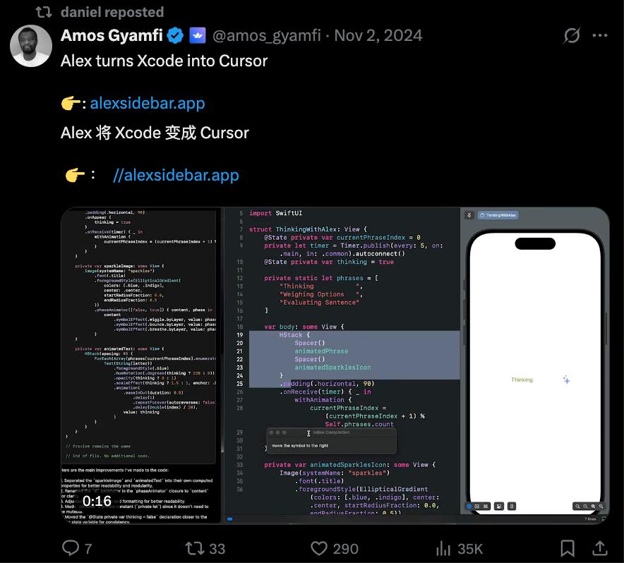 OpenAI盯上苹果开发者生态,吞了家AI编程公司